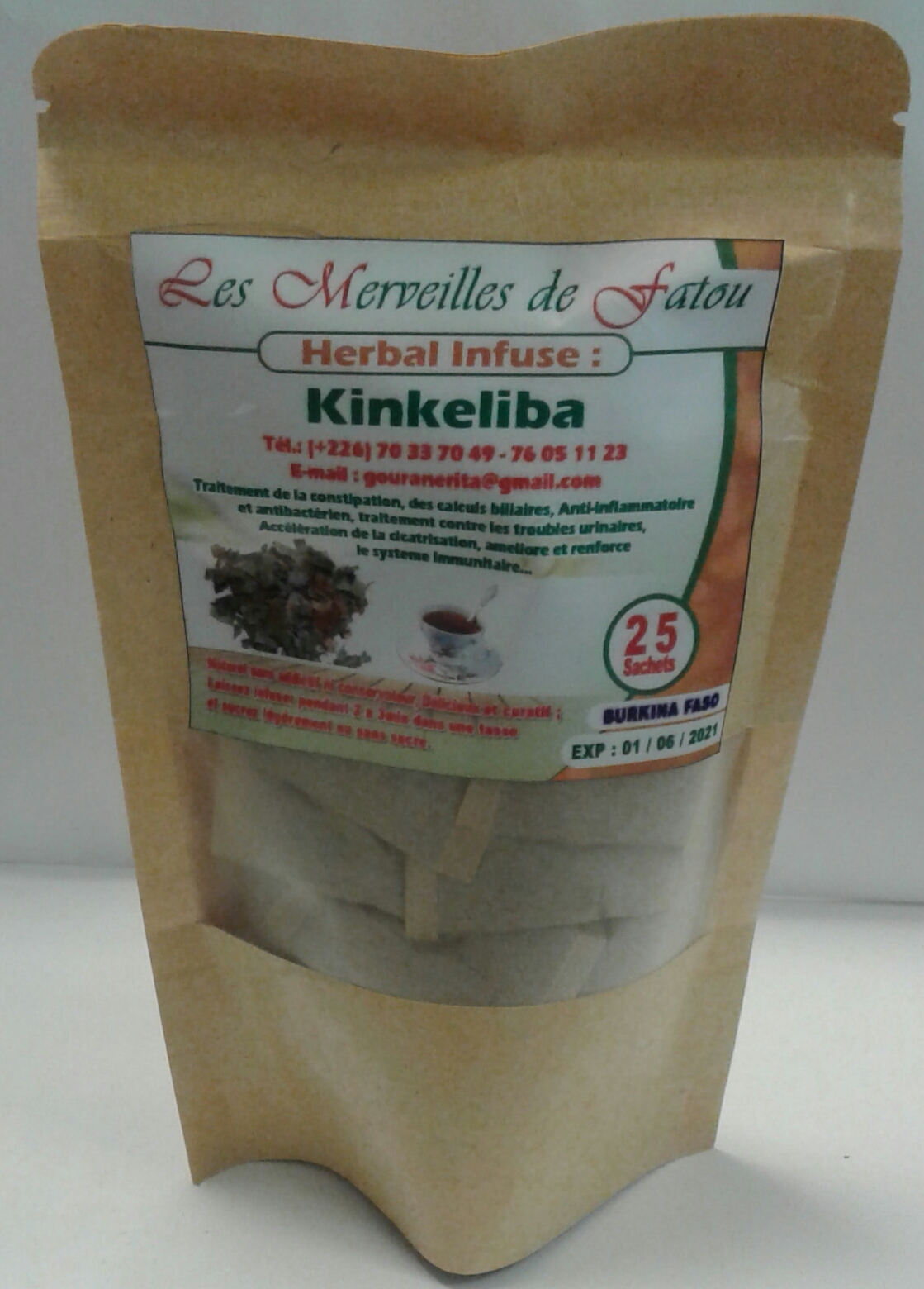 Infusion kinkeliba (25 sachets)